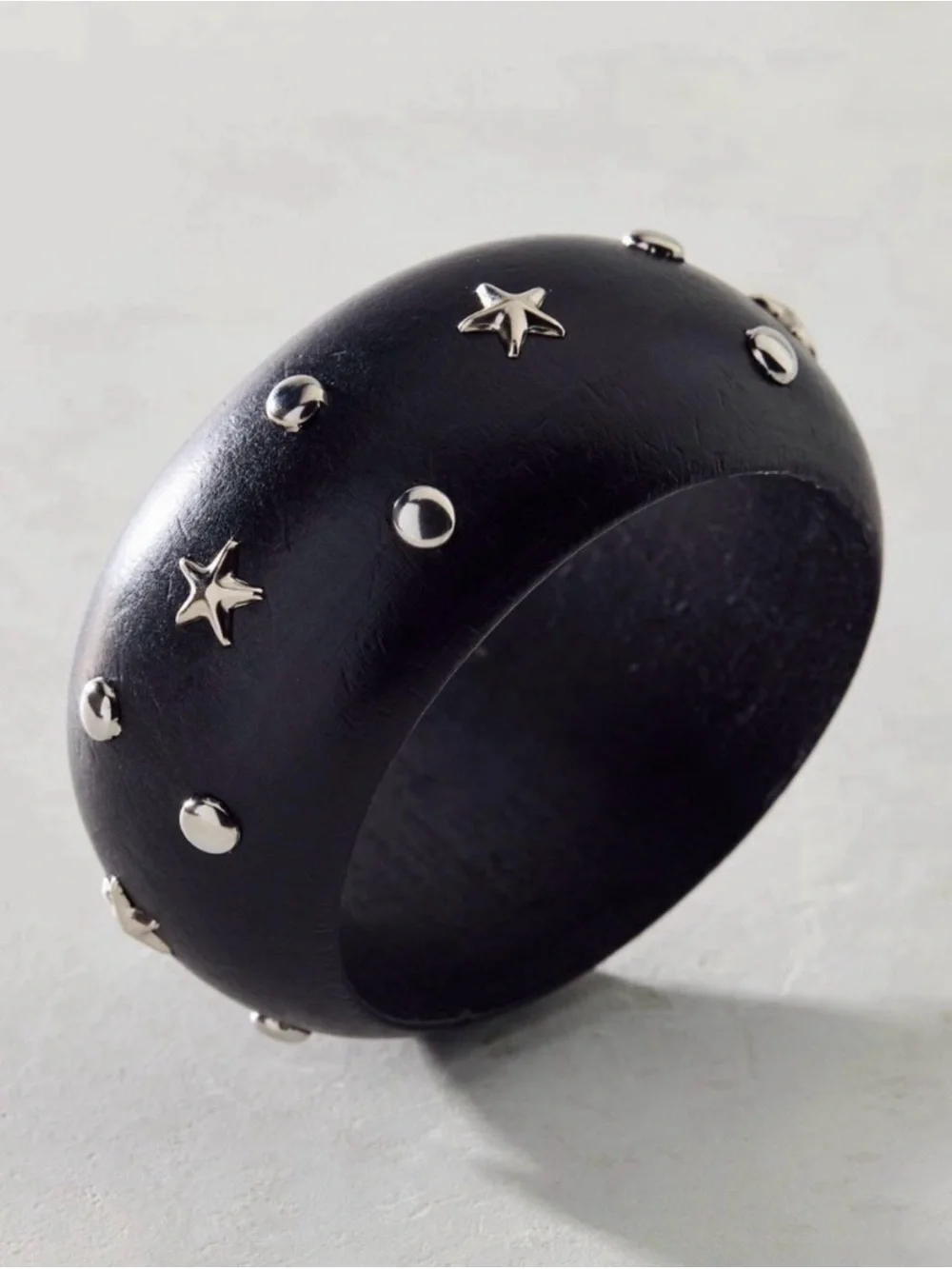 New! Stars & Dots studded wooden bangle bracelet by urban outfitters/ NWT